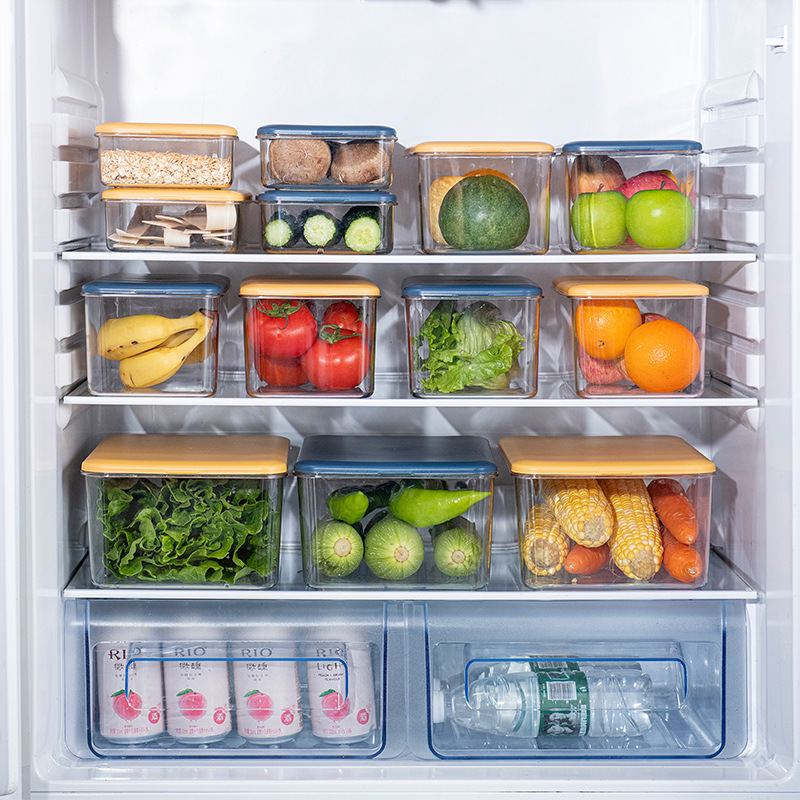 Refrigerator Fresh-Keeping Frozen Vegetables Fruit Storage Box Kitchen Storage Food Food Organize Fantastic Egg Storage Box