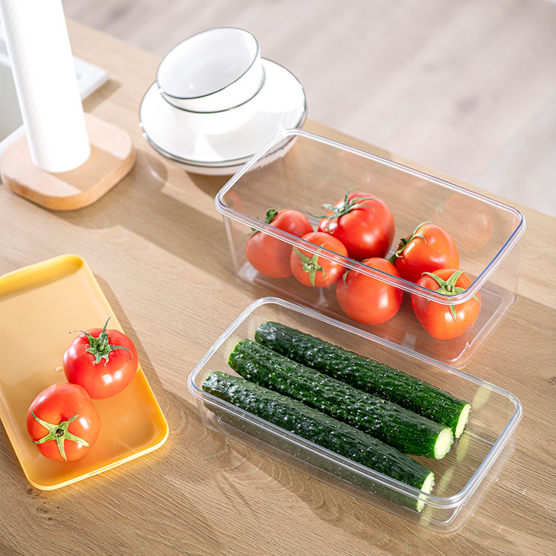 Refrigerator Fresh-Keeping Frozen Vegetables Fruit Storage Box Kitchen Storage Food Food Organize Fantastic Egg Storage Box