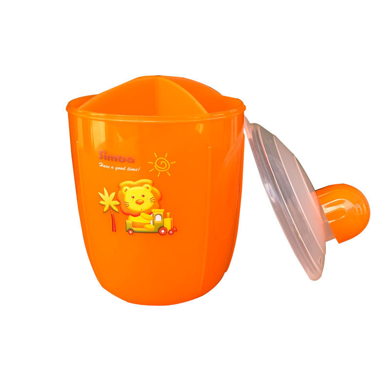 Lion King Simba Baby Rotating Milk Powder Box Baby 4 Grid Milk Powder Can Portable Milk Powder Storage Box Sealed Fresh-Keeping Lion King Simba Baby Rotating Milk Powder Box Baby 4 Grid Milk Powder Can Portable Milk Powder Storage Box Sealed Fresh-Keeping