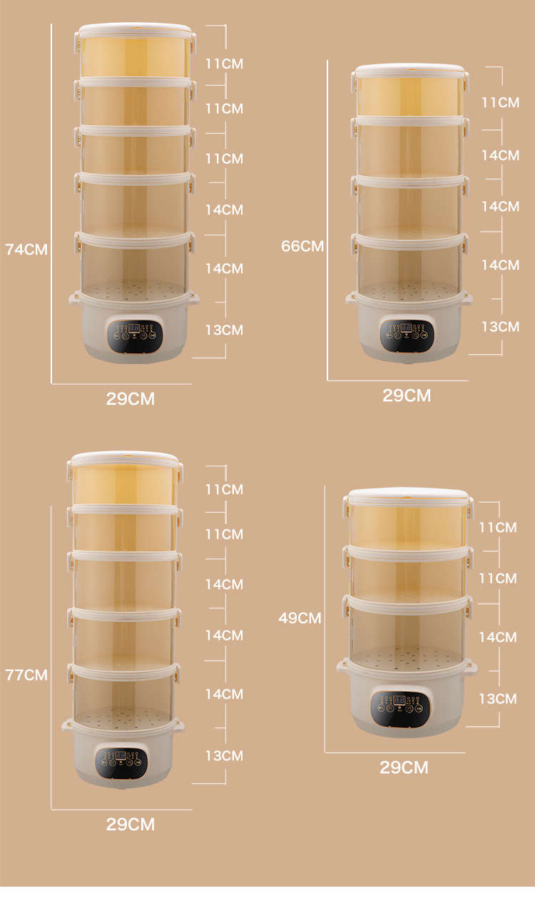 Factory Direct Supply Kitchen Heating Meal Cover Multi-Layer Insulated Vegetable Cover Electric Steamer Leftovers Storage Box Fresh-Keeping Dustproof Factory Direct Supply Kitchen Heating Meal Cover Multi-Layer Insulated Vegetable Cover Electric Steamer Leftovers Storage Box Fresh-Keeping Dustproof