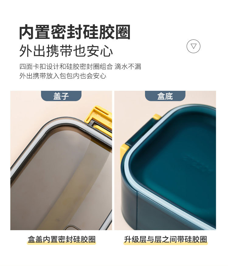 Chuanghong New Insulated Lunch Box Layered Compartment Fresh-Keeping Dumplings Box 304 Stainless Steel Bento Box Microwave Oven Heating Chuanghong New Insulated Lunch Box Layered Compartment Fresh-Keeping Dumplings Box 304 Stainless Steel Bento Box Microwave Oven Heating