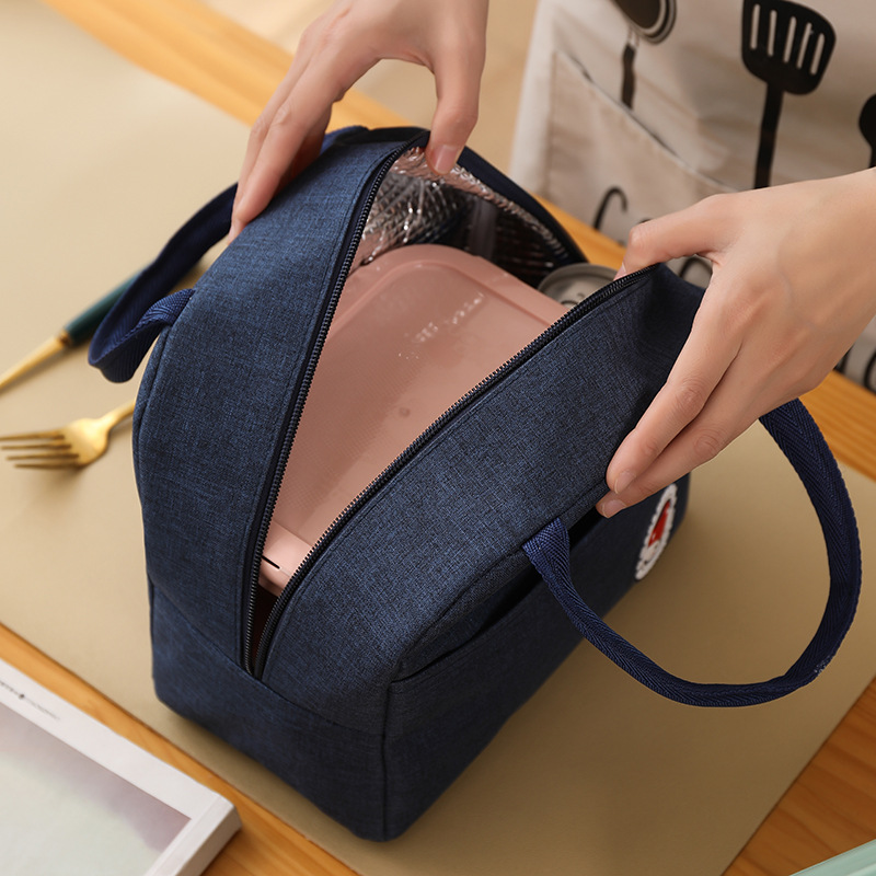 2021 New Cationic Portable Insulated Bag Student Portable Lunch Box Bag Fresh-Keeping Picnic Bag Lunch Bag as Bag