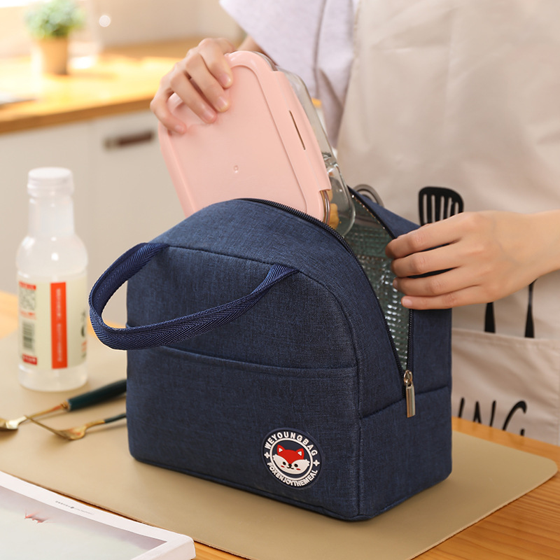 2021 New Cationic Portable Insulated Bag Student Portable Lunch Box Bag Fresh-Keeping Picnic Bag Lunch Bag as Bag