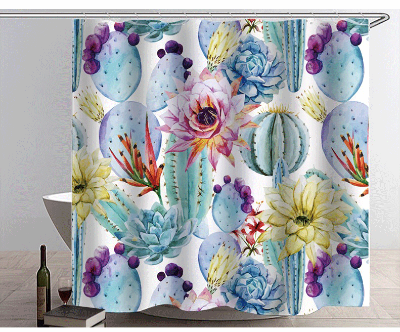 African Girl Digital Printing Shower Curtain C- Type Plastic Hook Metal Grommet Factory Direct Sales Quantity Discount African Girl Digital Printing Shower Curtain C- Type Plastic Hook Metal Grommet Factory Direct Sales Quantity Discount