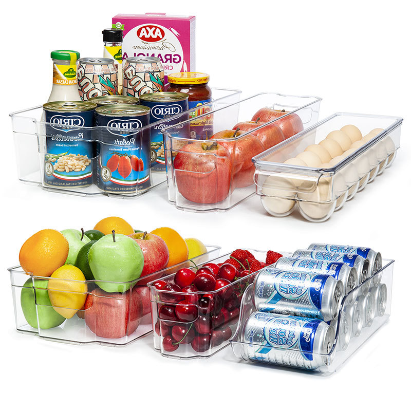 Refrigerator Food Frozen Storage Household Food Fresh-Keeping Separated Drawer Egg Organizing Vegetable Refrigerator Storage Box