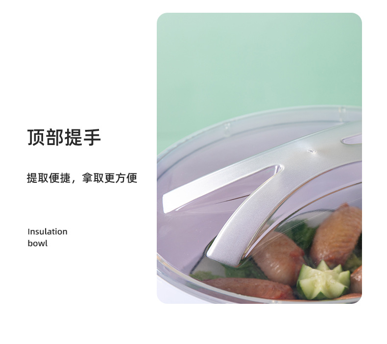 Insulated Vegetable Cover Dining-Table Cover Vegetable Cover Dustproof and Fresh-Keeping Food Cover Insulation Cover Kitchen Tool Multi-Layer Household Storage Box