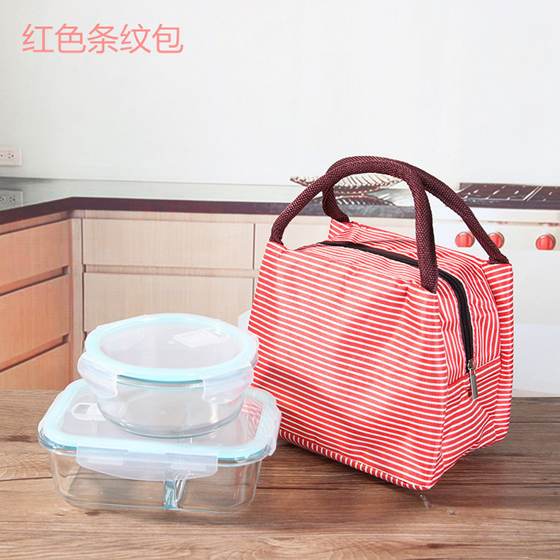 Wholesale Borosilicate Glass Lunch Box Microwave Oven Available Bowl Divided Fresh-Keeping Box Sealed Lunch Box with Lid