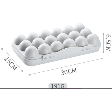 Plastic Egg Grid Refrigerator with Lid Fresh-Keeping Kitchen Household Shockproof Storage Box with 18 Grids Plastic Egg Grid Refrigerator with Lid Fresh-Keeping Kitchen Household Shockproof Storage Box with 18 Grids