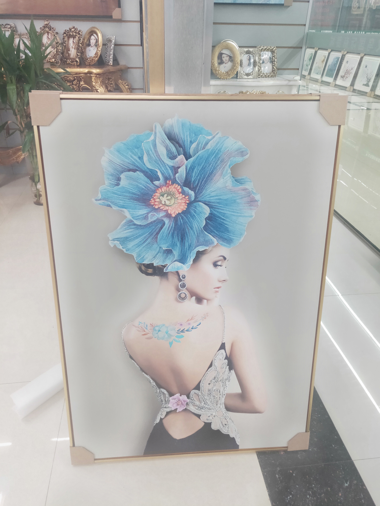 African Black Gold Women Decorative Painting Art Portrait Photography Study and Bedroom Hanging Painting Frameless Painting Core Factory Direct Supply African Black Gold Women Decorative Painting Art Portrait Photography Study and Bedroom Hanging Painting Frameless Painting Core Factory Direct Supply