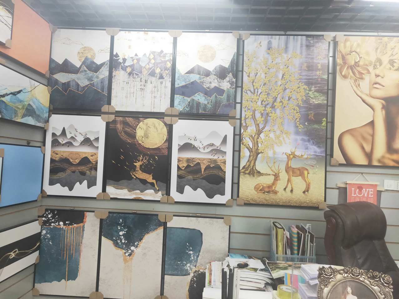 African Black Gold Women Decorative Painting Art Portrait Photography Study and Bedroom Hanging Painting Frameless Painting Core Factory Direct Supply African Black Gold Women Decorative Painting Art Portrait Photography Study and Bedroom Hanging Painting Frameless Painting Core Factory Direct Supply