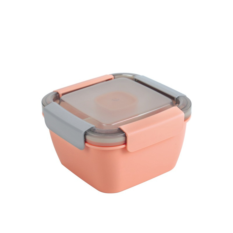 Kitchen Sealed Lunch Box Plastic Office Worker Student Lunch Box Household Fresh-Keeping Box Can Hold Microwave Oven Heating Cooking Box