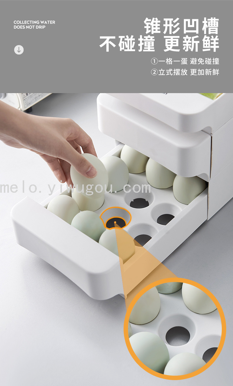 Drawer Type Egg Storage Box, Multi-Layer Fresh-Keeping Egg Storage Box Drawer Type Egg Storage Box, Multi-Layer Fresh-Keeping Egg Storage Box