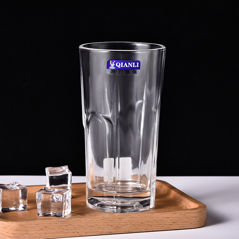 Qianli Boutique Meal Cup Household Daily Necessities Glass Heat-Resistant Glass Cup Juice Drink Cup Wholesale