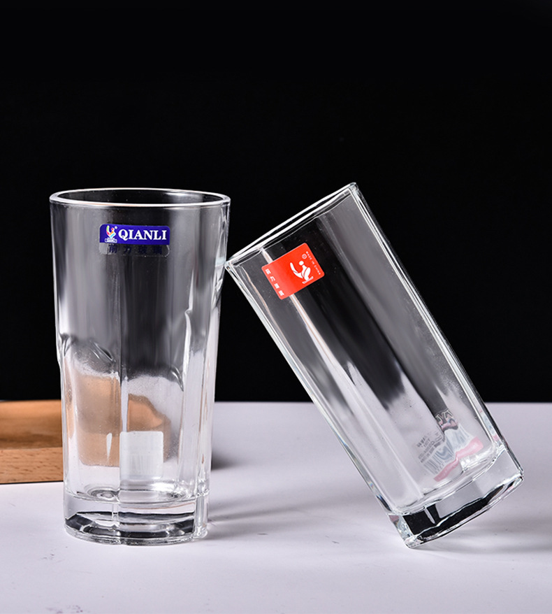 Qianli Boutique Meal Cup Household Daily Necessities Glass Heat-Resistant Glass Cup Juice Drink Cup Wholesale Qianli Boutique Meal Cup Household Daily Necessities Glass Heat-Resistant Glass Cup Juice Drink Cup Wholesale