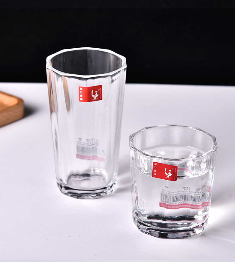 Household Anti-Scald Borosilicate Heat-Resistant Glass Meal Cup Insulated Lemon Juice Coffee Glass Cup Wholesale