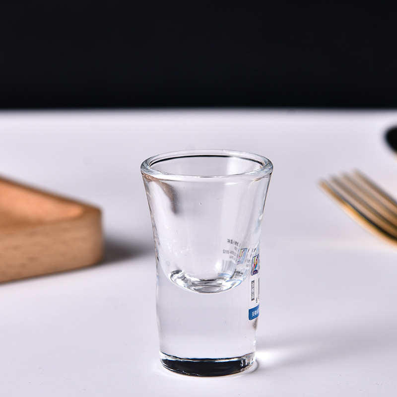 Household Glass Spirits Cup Shooter Glass White Wine Glass Glass Cup Household Drinking Cups Tea Cup Milk Cup Beer Steins
