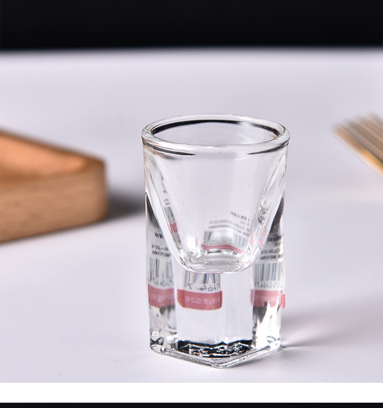 Household Glass Spirits Cup Shooter Glass White Wine Glass Glass Cup Household Drinking Cups Tea Cup Milk Cup Beer Steins