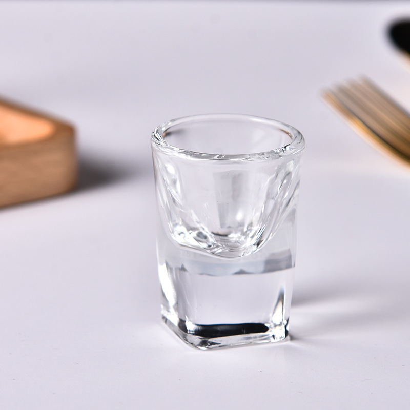 Household Glass Spirits Cup Shooter Glass White Wine Glass Glass Cup Household Drinking Cups Tea Cup Milk Cup Beer Steins