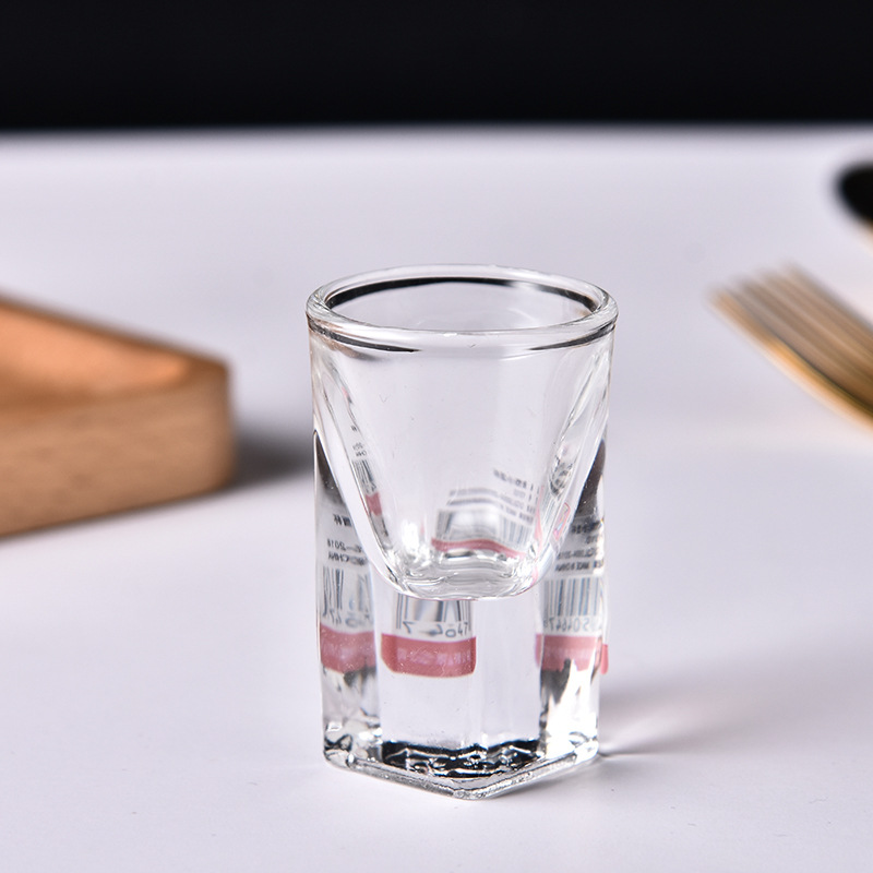 Household Glass Spirits Cup Shooter Glass White Wine Glass Glass Cup Household Drinking Cups Tea Cup Milk Cup Beer Steins