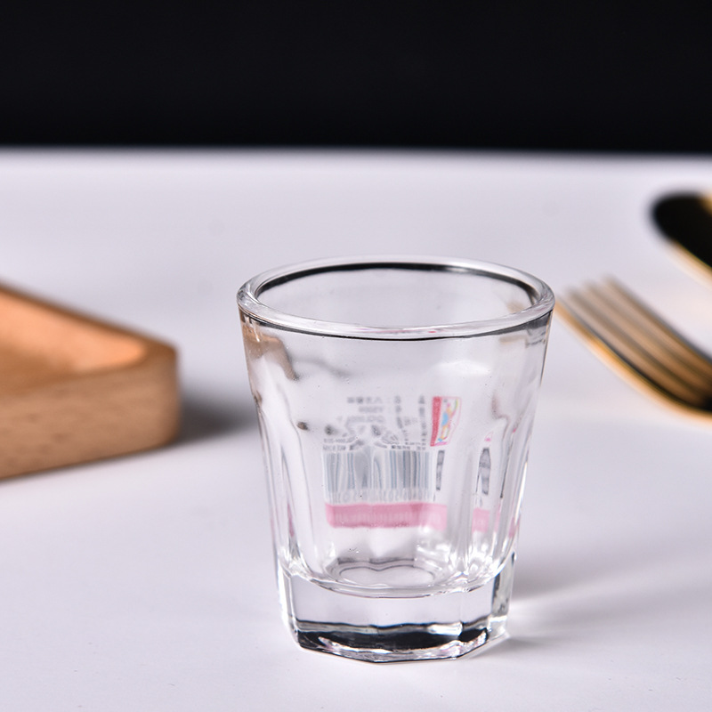 Household Glass Spirits Cup Shooter Glass White Wine Glass Glass Cup Household Drinking Cups Tea Cup Milk Cup Beer Steins