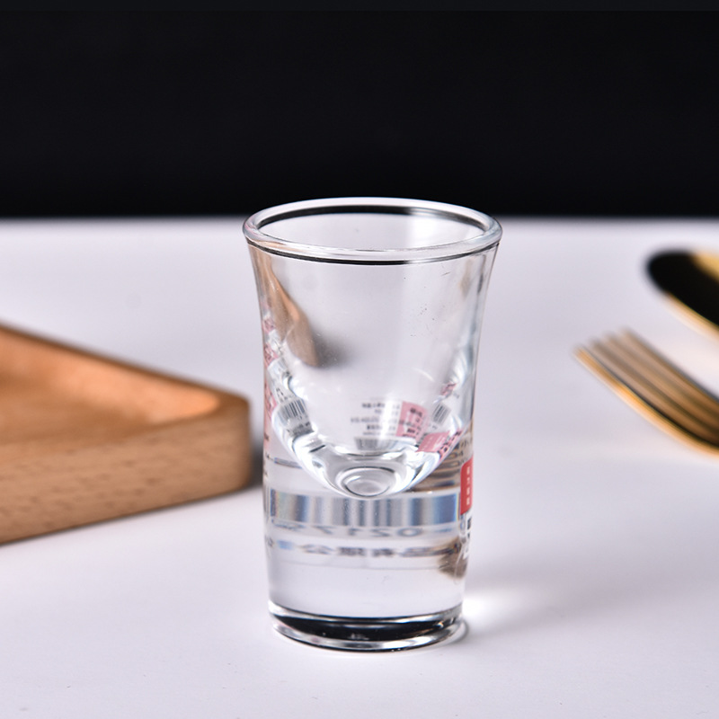 Household Glass Spirits Cup Shooter Glass White Wine Glass Glass Cup Household Drinking Cups Tea Cup Milk Cup Beer Steins
