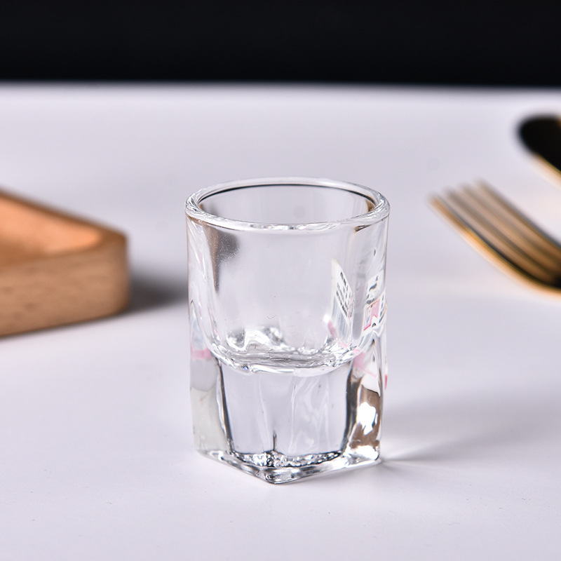 Household Glass Spirits Cup Shooter Glass White Wine Glass Glass Cup Household Drinking Cups Tea Cup Milk Cup Beer Steins