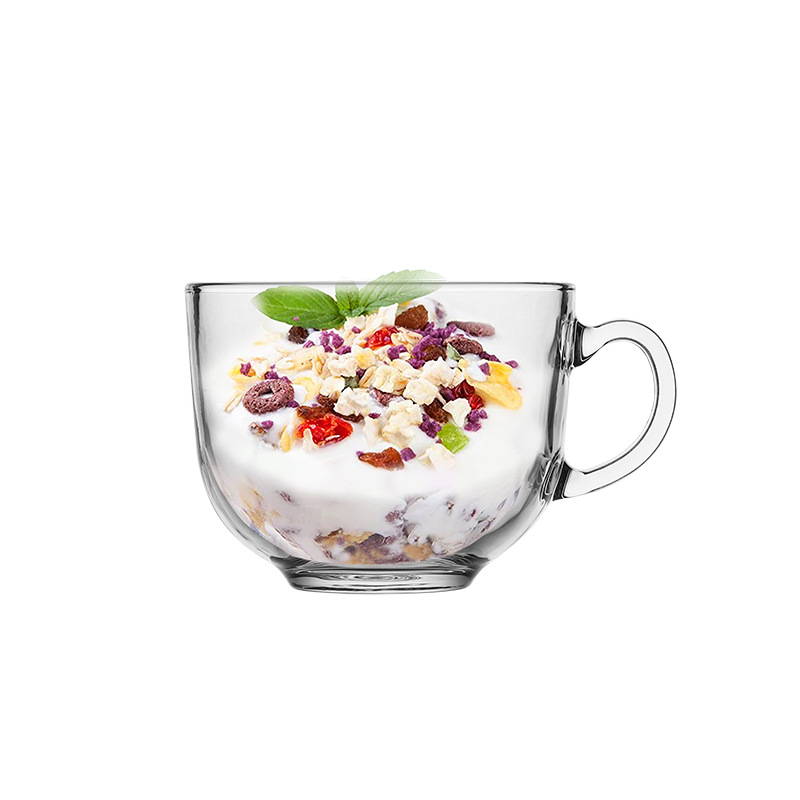 Green Apple Breakfast Cup Products Household Children&#039;s Milk Cup Breakfast Glass Cup Microwave Oven Heating Large Capacity