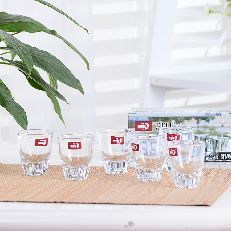 Green Apple Glass Cup White Wine Bullet Shot Glass Shooter Glass Multifunctional Cup