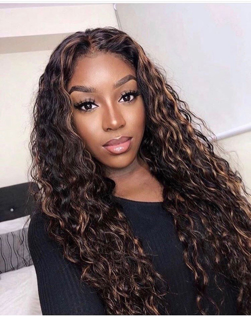 Factory Direct Sales Hot Selling European and American Wig African Wigs with Small Curly Hair Long Curly Hair Mixed Color Headgear Spot Wholesale