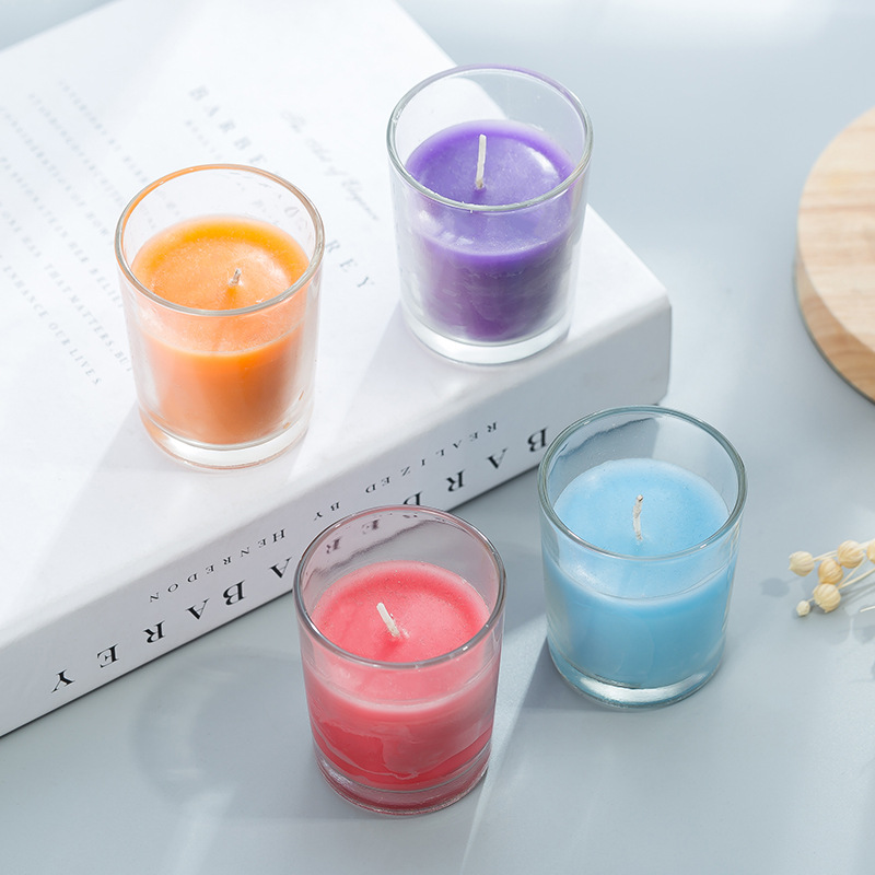 Hot Sale Aromatherapy Candle Glass Cup Smokeless Glass Candle Birthday Show Love Gift Wedding Decoration Wholesale Hot Sale Aromatherapy Candle Glass Cup Smokeless Glass Candle Birthday Show Love Gift Wedding Decoration Wholesale