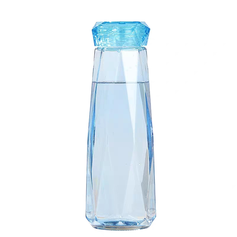 New design glass cup water glass with color glass cup Diamond Cup New design glass cup water glass with color glass cup Diamond Cup