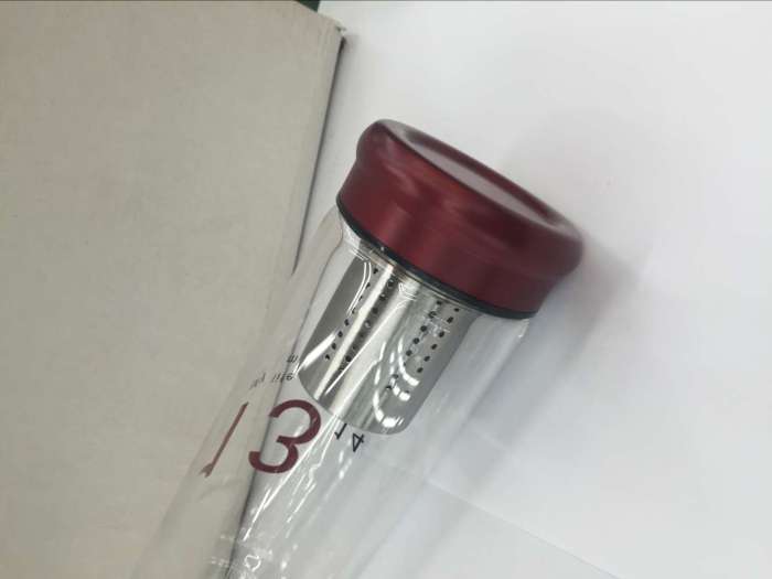 The new glass cup Knight filter tea cup with insulation Cup