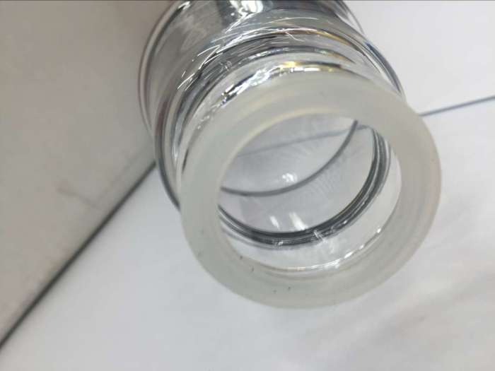 The new glass cup Knight filter tea cup with insulation Cup