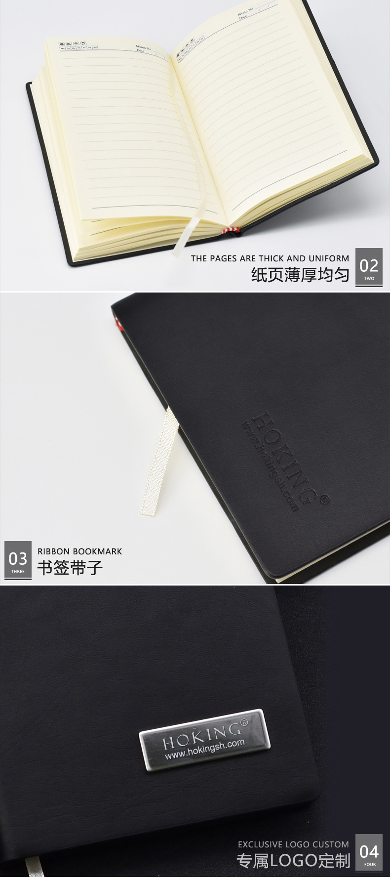 Double-Layer Business Glass Cup Set Business Notebook Gift Signature Pen Opening Anniversary Meeting Souvenir