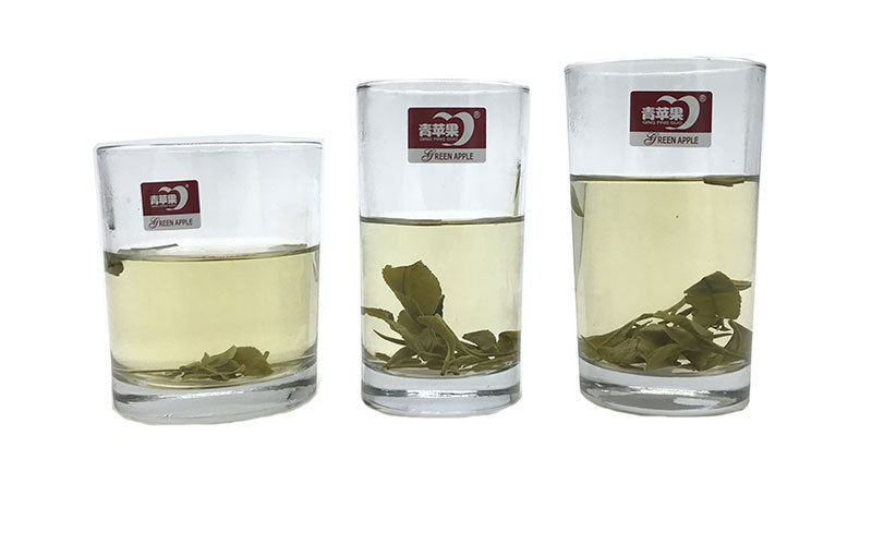Green Apple Tea Cup High Sodium Calcium Cup 160ml Japanese Glass Cup Two Yuan Store Department Store Wholesale