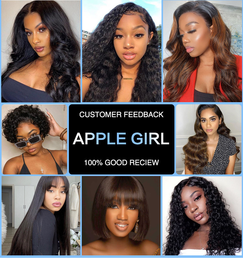 Xuchang Human Wigs Human Hair Bundles Hair Weft African Europe and America Cross Border Lace Wig for Women