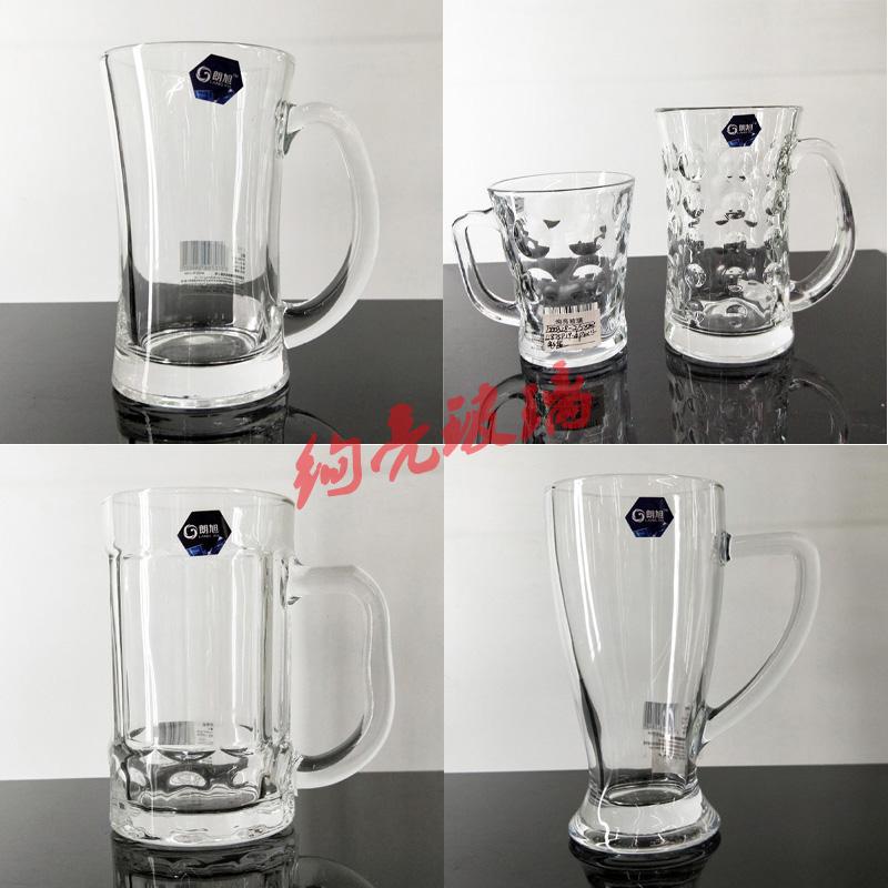 Glassware Beer glass  cup water glass with handle glass mug