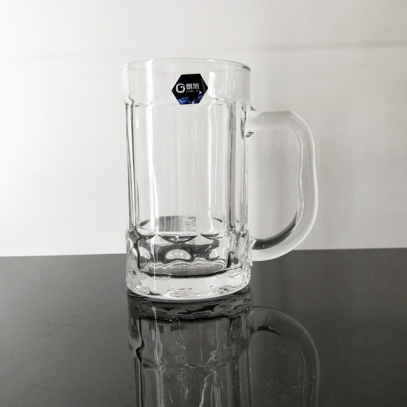Glassware Beer glass  cup water glass with handle glass mug
