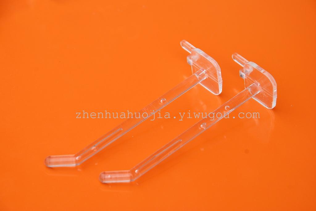 Transparent Plastic Hook Hook 5cm Long: Apple Hook, Heart-Shaped Hook, Slot Plate Hook