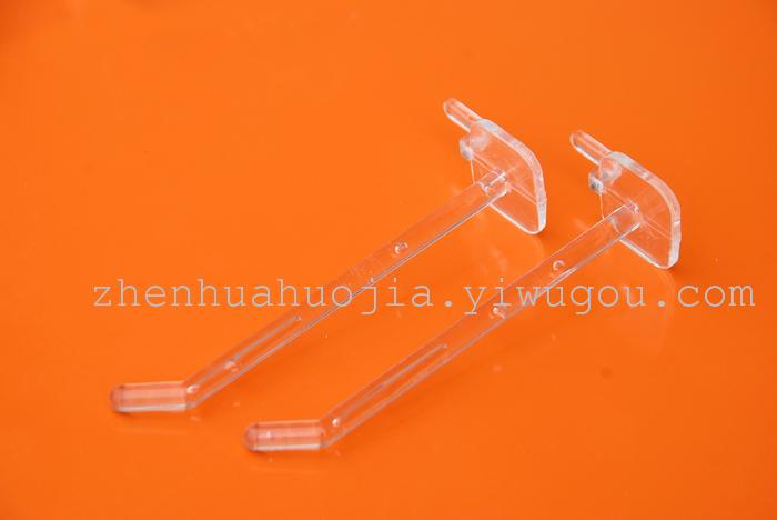Transparent Plastic Hook Hook 5cm Long: Apple Hook, Heart-Shaped Hook, Slot Plate Hook