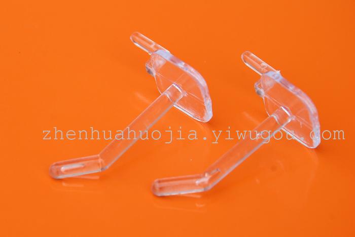 Transparent Plastic Hook Hook 5cm Long: Apple Hook, Heart-Shaped Hook, Slot Plate Hook