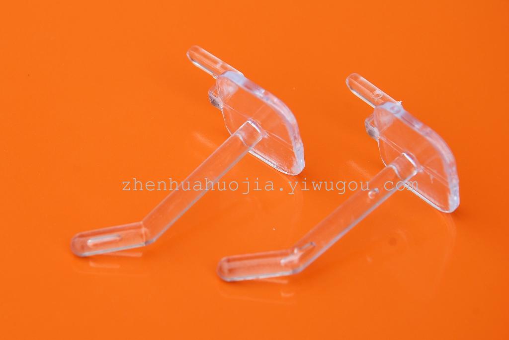 Transparent Plastic Hook Hook 5cm Long: Apple Hook, Heart-Shaped Hook, Slot Plate Hook