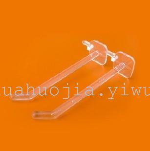 Transparent Plastic Hook Hook 5cm Long: Apple Hook, Heart-Shaped Hook, Slot Plate Hook
