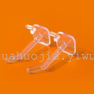 Transparent Plastic Hook Hook 5cm Long: Apple Hook, Heart-Shaped Hook, Slot Plate Hook