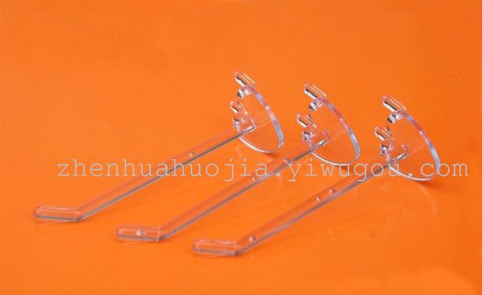 Transparent Plastic Hook Hook 5cm Long: Apple Hook, Heart-Shaped Hook, Slot Plate Hook