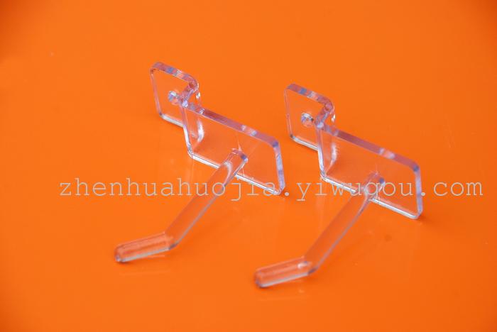 Transparent Plastic Hook Hook 5cm Long: Apple Hook, Heart-Shaped Hook, Slot Plate Hook