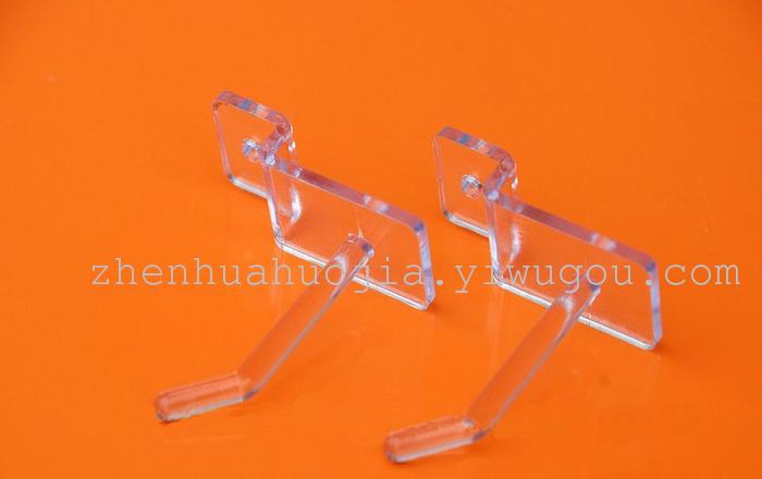 Transparent Plastic Hook Hook 5cm Long: Apple Hook, Heart-Shaped Hook, Slot Plate Hook