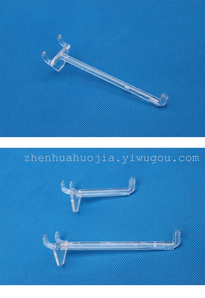 Transparent Plastic Hook Hook 5cm Long: Apple Hook, Heart-Shaped Hook, Slot Plate Hook