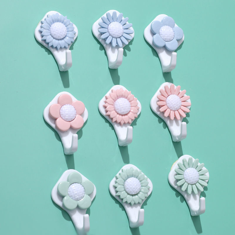 Hook Strong Adhesive Wall Hanging Toilet Coat and Cap Wall Hanger Toilet Shower Door Rear No-Punch Sticky Hook