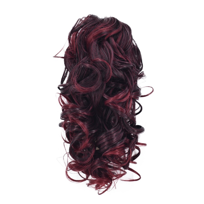 Grip Ponytail Wig Female Curly Hair Pear-Shaped Hair Roll Tiger Clip Gradient Short Mid-Length Claw Clip Ponytail Factory Direct Sales Grip Ponytail Wig Female Curly Hair Pear-Shaped Hair Roll Tiger Clip Gradient Short Mid-Length Claw Clip Ponytail Factory Direct Sales